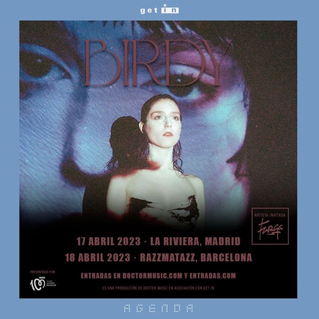 💣SORPRESA! La artista @farga.oficial será la invitada especial de @birdyinstagram en sus conciertos por España.
🎫No olvides comprar tu entrada. Link en stories ❤