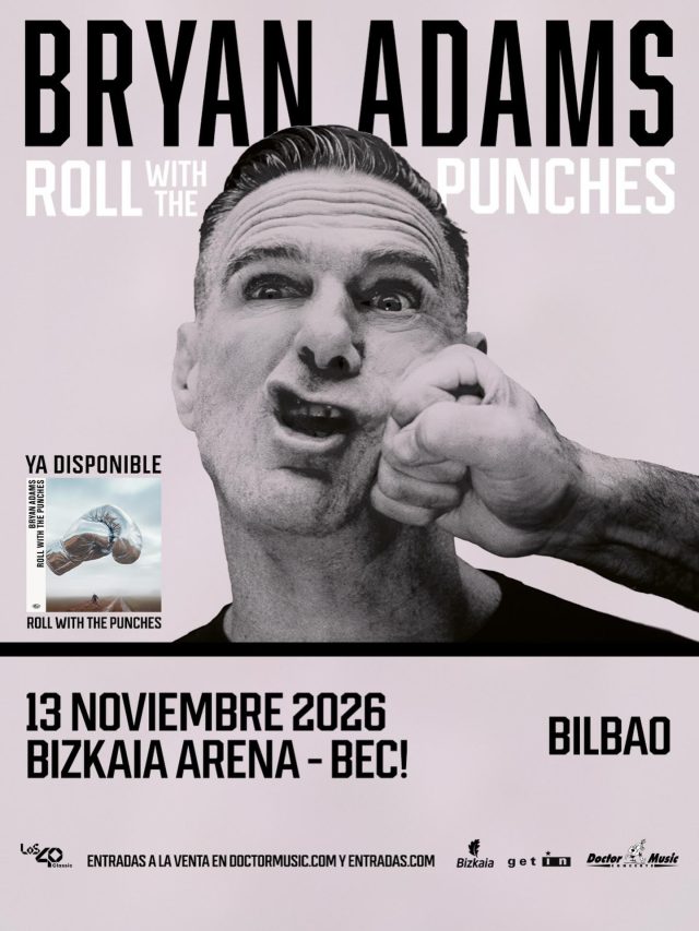 📢📢¡Notición de viernes!

BRYAN ADAMS vuelve este año a BILBAO en el marco de su gira ‘ROLL WITH THE PUNCHES 2026’.

El concierto, que cuenta con el apoyo de la Diputación Foral de Bizkaia, tendrá lugar el 13 de noviembre en el Bizkaia Arena - BEC!

🎟️ Entradas a la venta el viernes 6 de marzo a las 10:00h en  doctormusic.com y entradas.com

@bryanadams
@doctormusicconcerts
@bizkaia_bfa
@bizkaiaarena